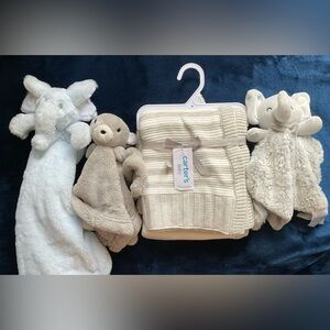 Carter’s Baby Blanket & 3 Cute soft security blanket for Babies